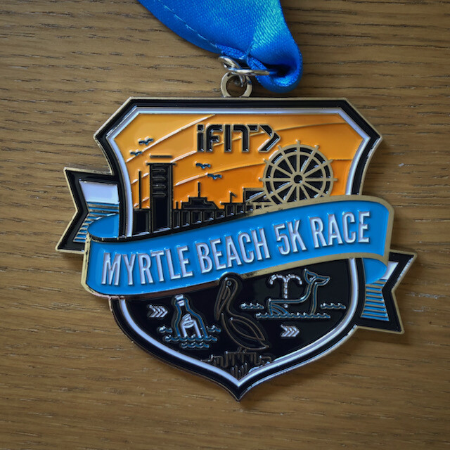 iFit Medal - Myrtle Beach 5K race iFit Medal - Myrtle Beach 5K race
