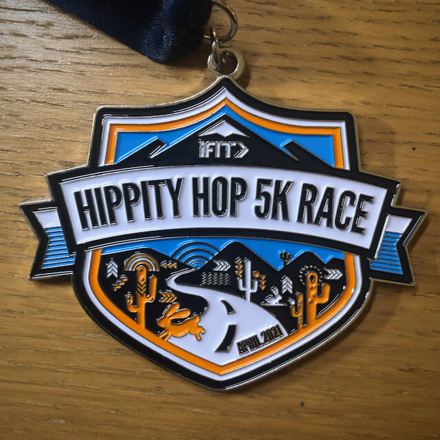 iFit Medal - Hippity Hop 5K race iFit Medal - Hippity Hop 5K race