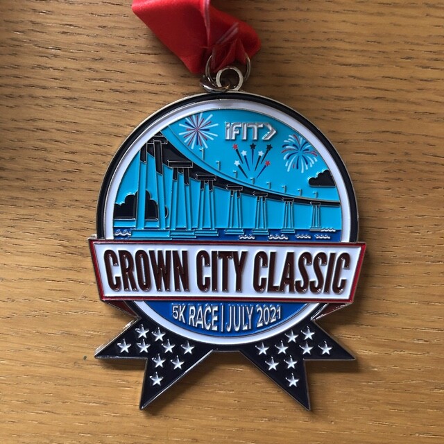 iFit Medal - Crown City 5K race iFit Medal - Crown City 5K race