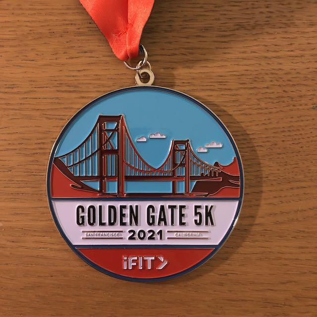 iFit Medal - Golden Gate 5K race iFit Medal - Golden Gate 5K race