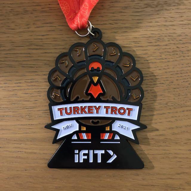 iFit Medal - Turkey Trot 5K race iFit Medal - Turkey Trot 5K race