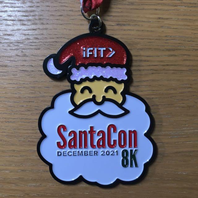iFit Medal - SantaCon 8K race iFit Medal - SantaCon 8K race